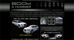 Desktop Screenshot of bookahummer.com.au